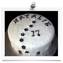 17th Birthday cake