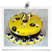 21st Birthday cake (1)