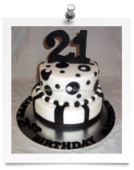 21st Birthday cake (3)