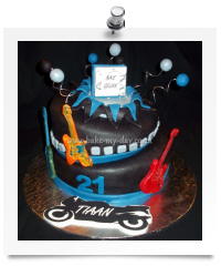 21st Birthday cake (4)
