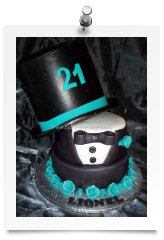 21st Birthday cake (8)