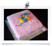 66th Birthday cake