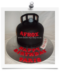 Afrox gas cylinder cake