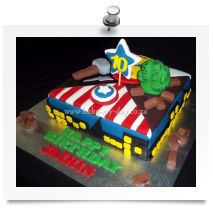 Avengers cake (3)