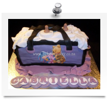 Baby bag cake