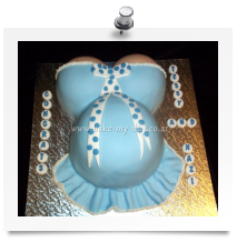 Baby bump cake (2)