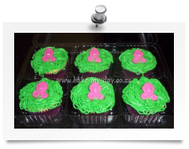 Barney cupcakes (3)