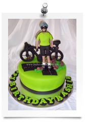 Bicycle cake