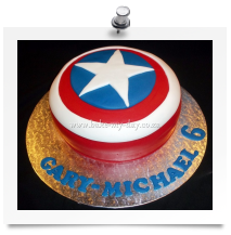 Captain America cake (1)