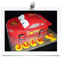 Cars cake 3D (large)