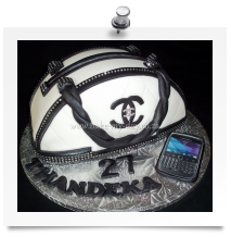 Chanel handbag cake (10)