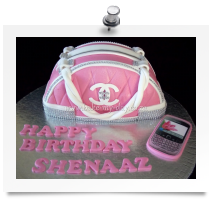 Chanel handbag cake (8)