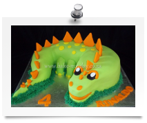 Dinosaur cake (3D)