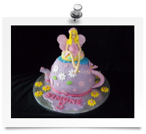 Fairy teapot cake
