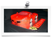 Ferrari cake (front)
