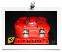 Ferrari cake (side)