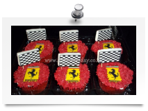 Ferrari cupcakes (2)