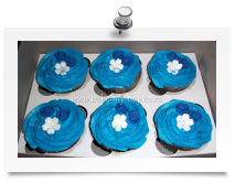 Flower cupcakes (10)