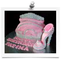 Handbag cake (8)