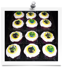 Hulk cupcakes