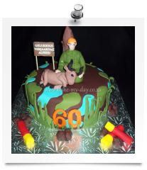 Hunting cake