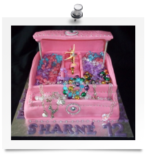 Jewellery box cake