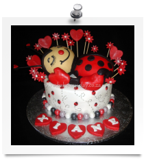 Ladybug cake