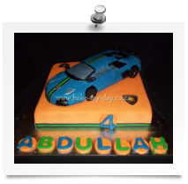 Lamborghini cake (2)