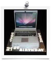 Laptop cake