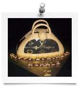 Louis Vutton handbag cake (2)