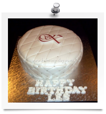 Monogram cake