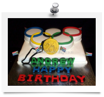 Olympic cake