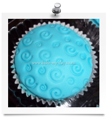 Pattern cupcake