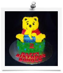 Pooh 3D cake (4)