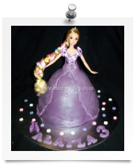 Rapunzel doll cake (1)