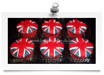 Union Jack cupcakes