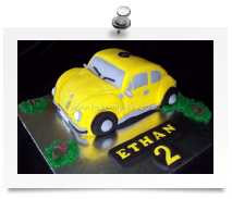 VW Beetle cake