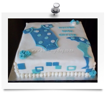 Welcome baby cake (1)
