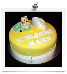 Welcome baby cake (4)