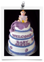 Welcome baby cake (6)
