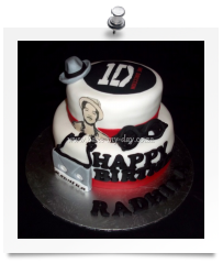 Bruno Mars & 1D cake