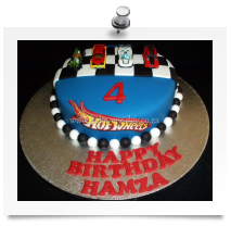Hot Wheels cake (1)