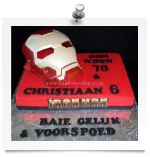 Iron Man cake (1)