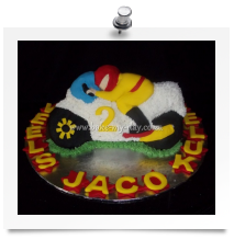 Motorbike cake