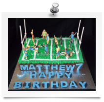 Rugby cake