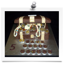 Treasure chest cake